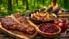 طرز تهیه استیک پورترهاوس روی آتش با سس گیلاس